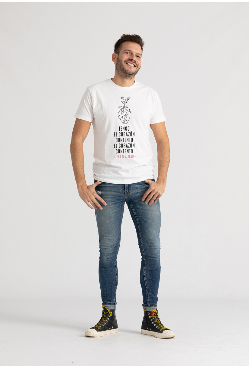 Camiseta Corazón contento...