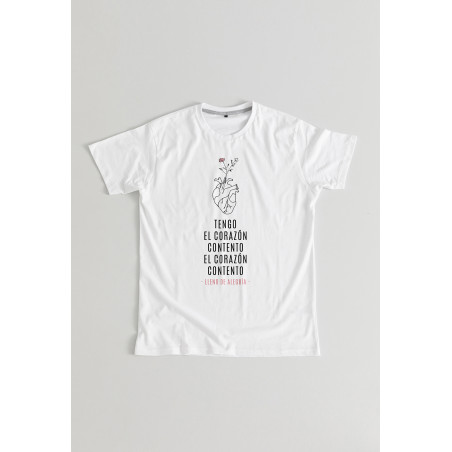 Camiseta Corazón contento unisex