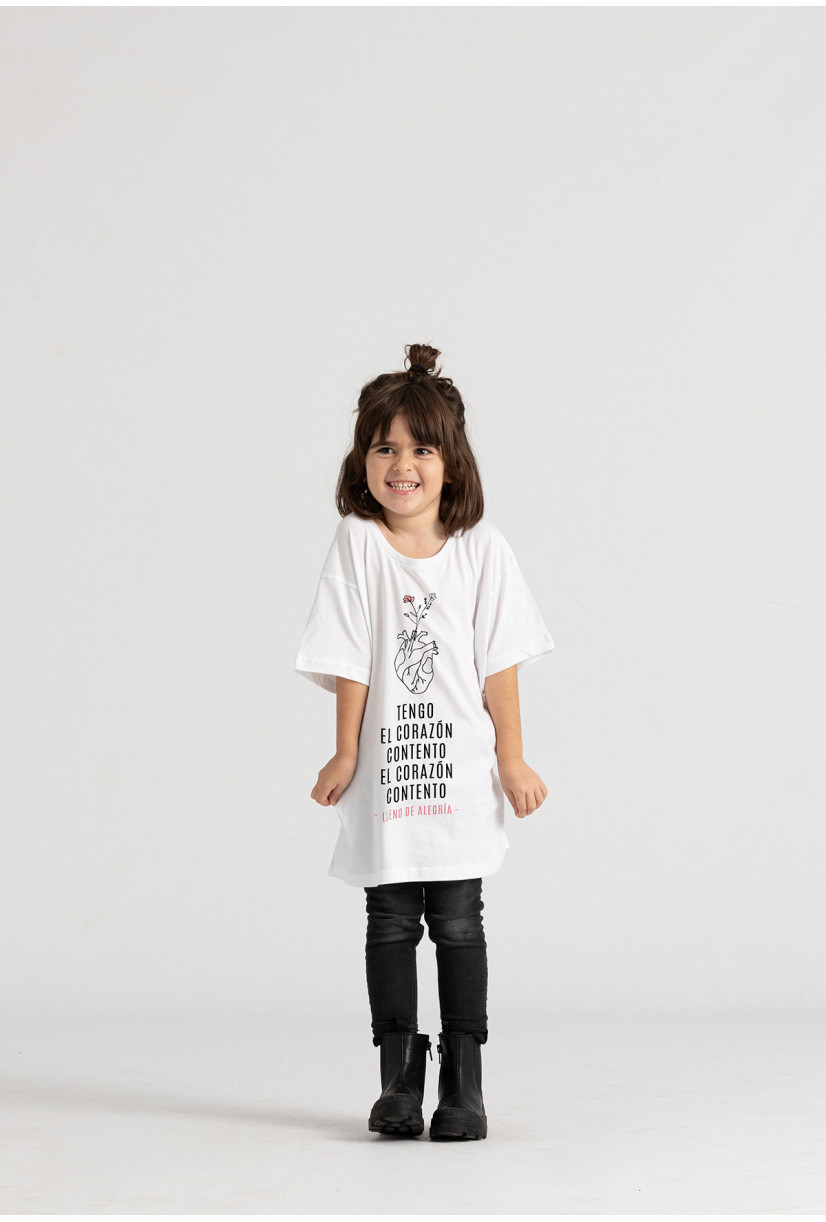 Camiseta Corazón contento...