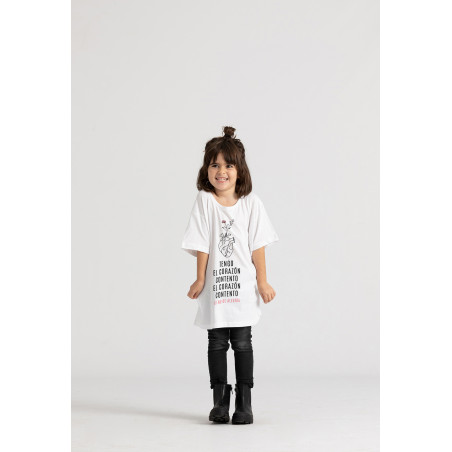 Camiseta Corazón contento infantil