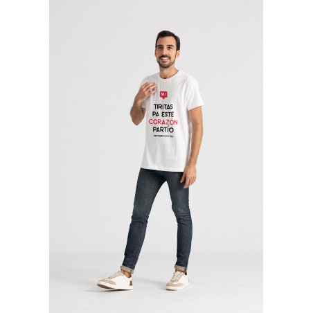 Camiseta Corazón partío unisex