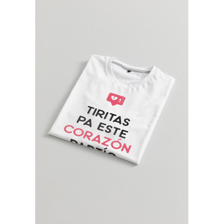 Camiseta Corazón partío unisex