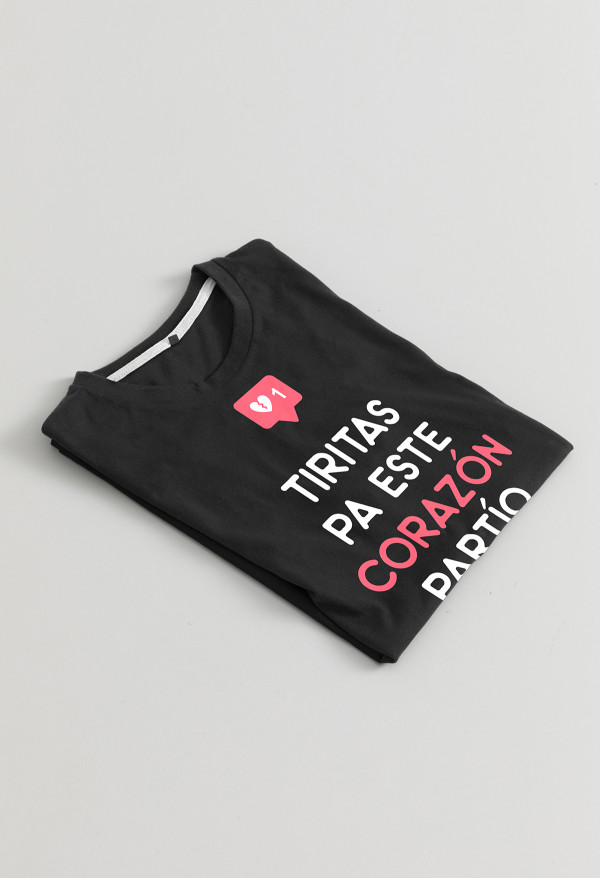 Camiseta Corazón partío unisex