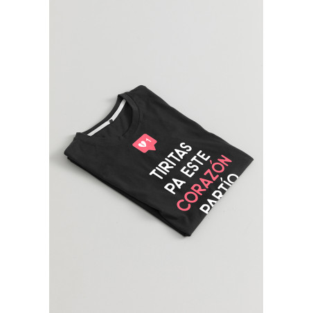 Camiseta Corazón partío unisex