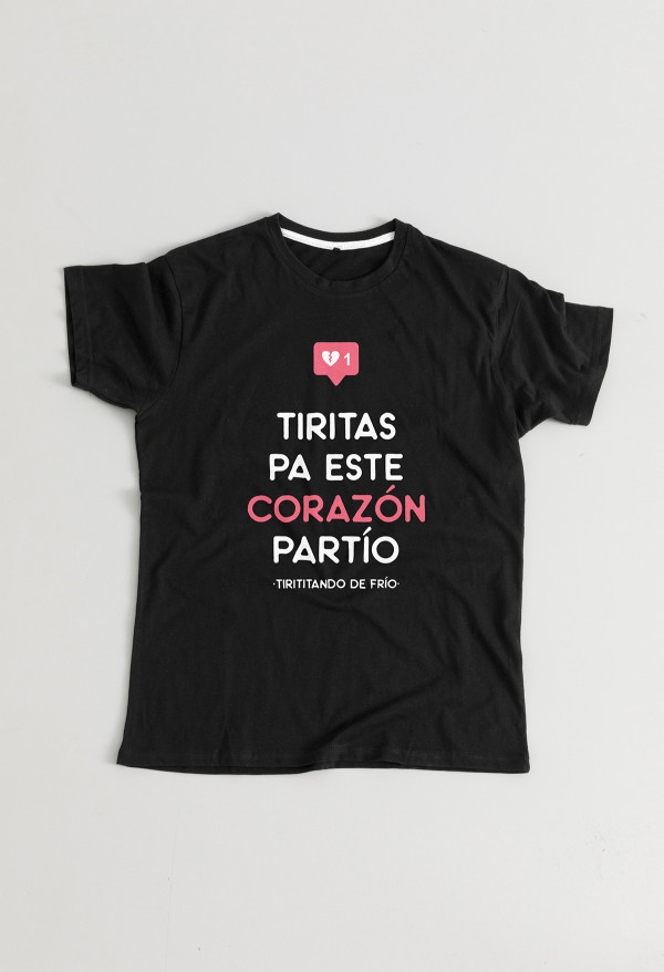 Camiseta Corazón partío unisex