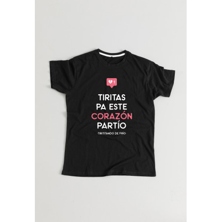 Camiseta Corazón partío unisex