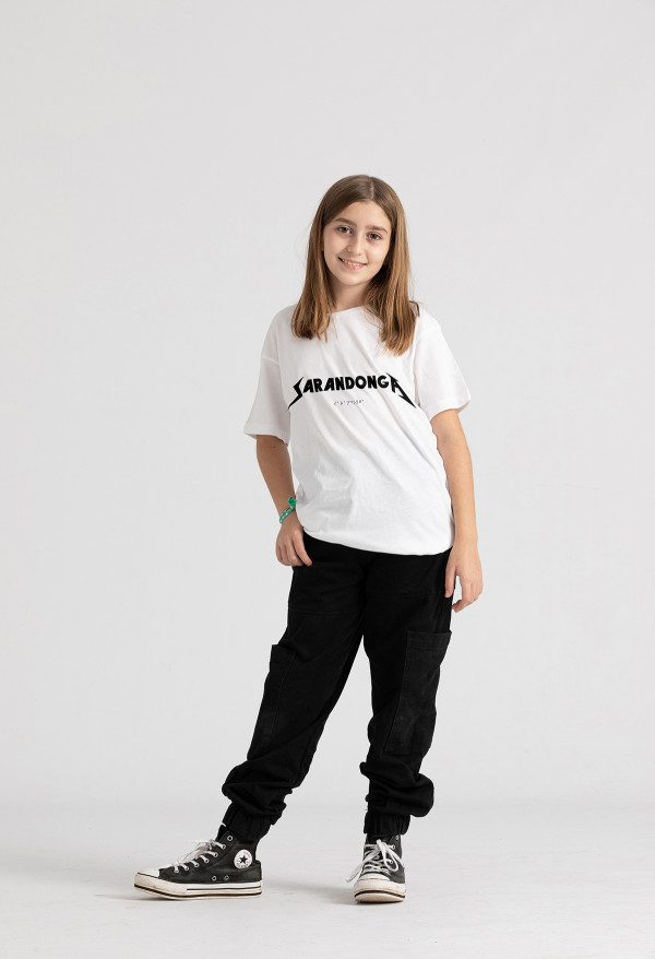 Camiseta Sarandonga braille infantil