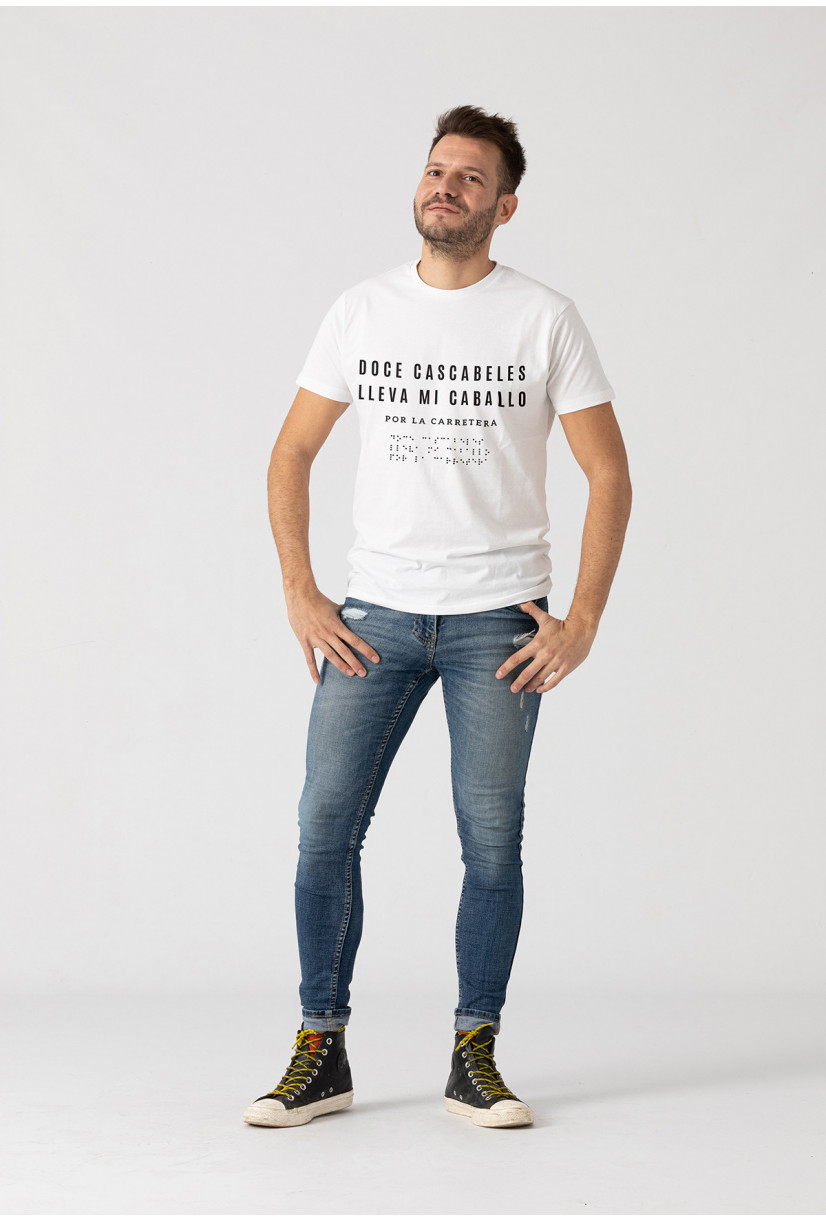 Camiseta Cascabeles braille...