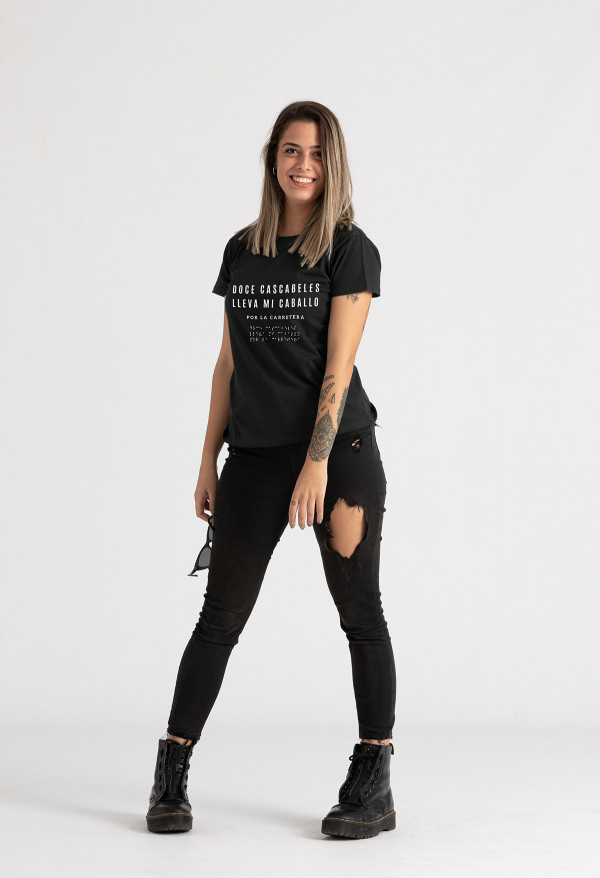 Camiseta Cascabeles braille chica