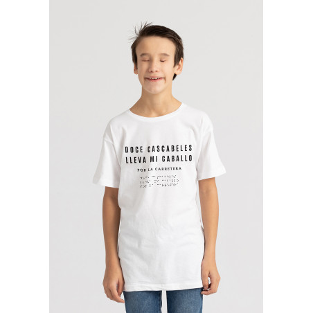 Camiseta Cascabeles braille infantil