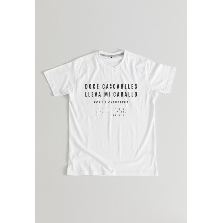 Camiseta Cascabeles braille infantil