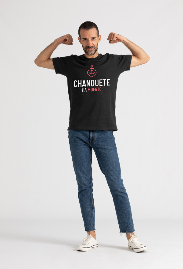 Camiseta Chanquete braille unisex