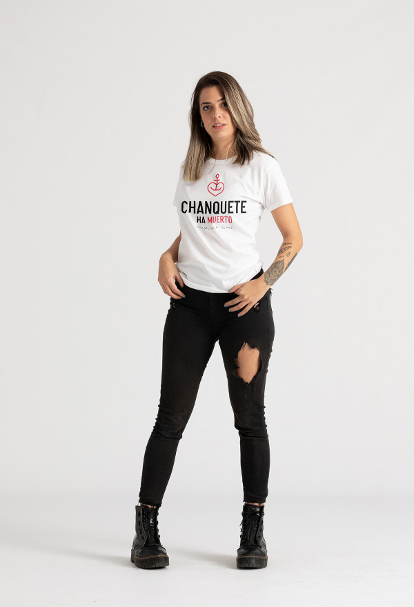 Camiseta Chanquete braille chica