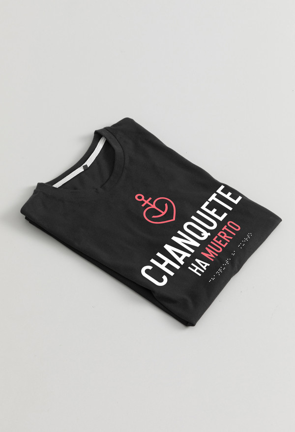 Camiseta Chanquete braille chica