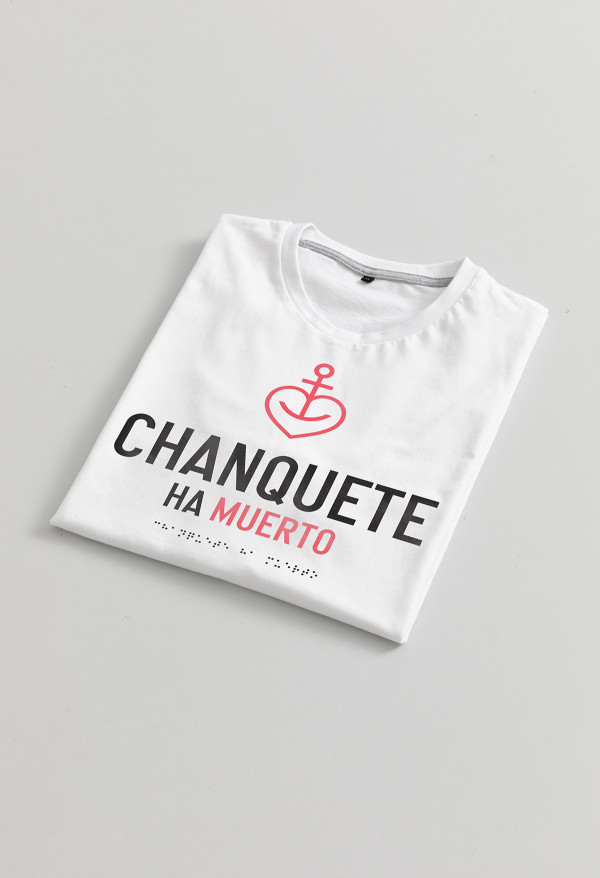 Camiseta Chanquete braille infantil