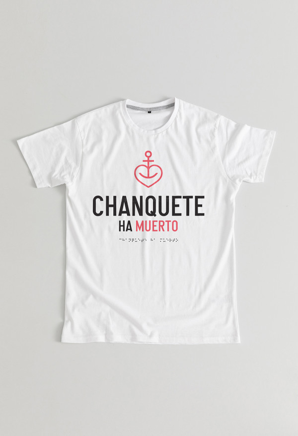 Camiseta Chanquete braille infantil