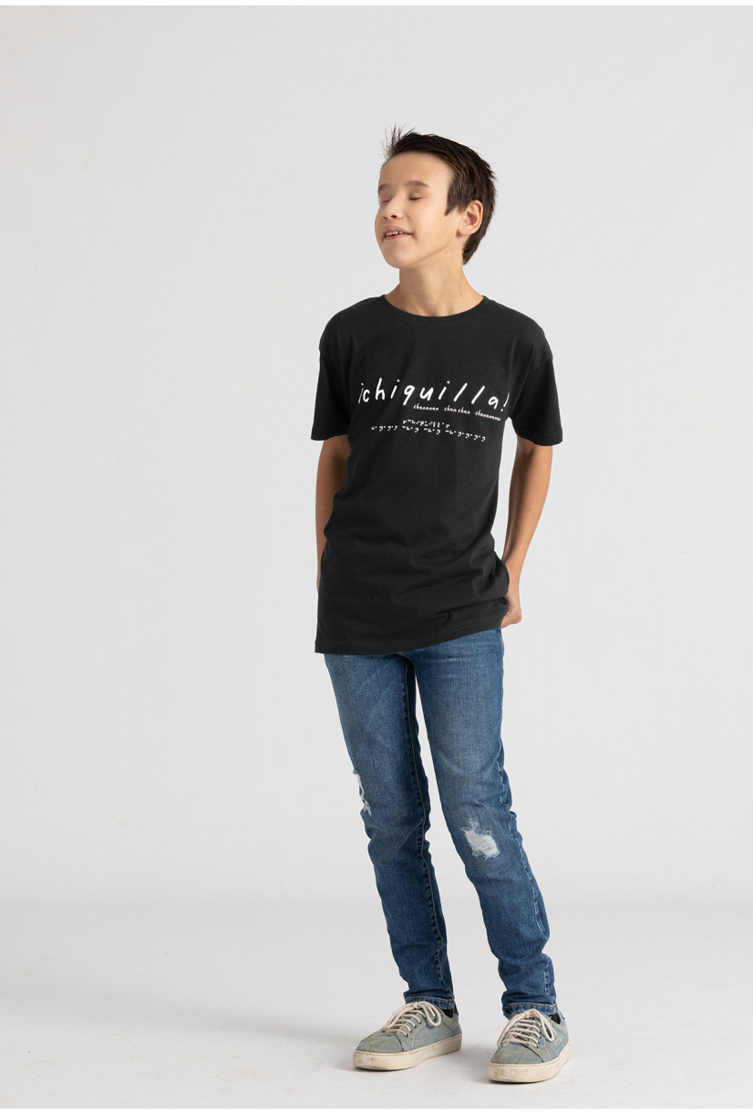 Camiseta Chiquilla braille...