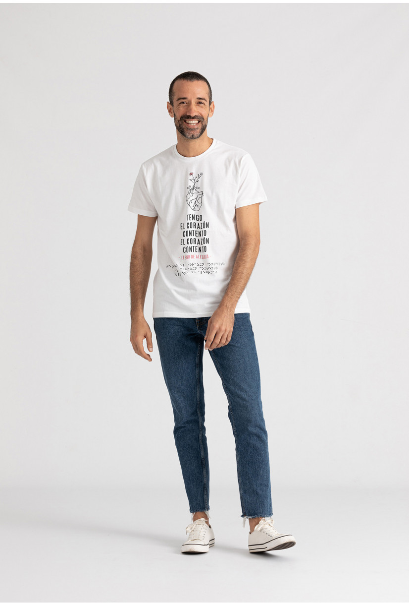 Camiseta Corazón contento...
