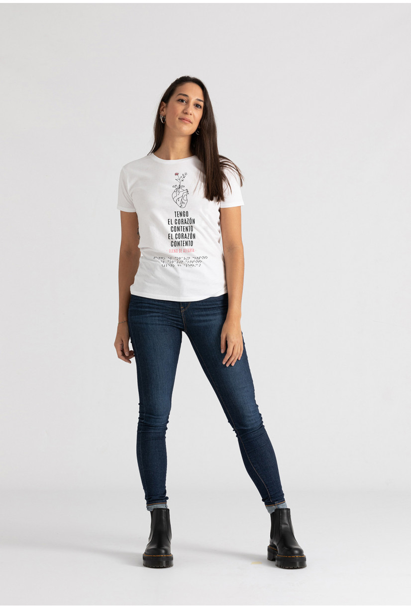 Camiseta Corazón contento...