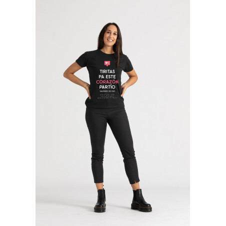 Camiseta Corazón partío braille chica
