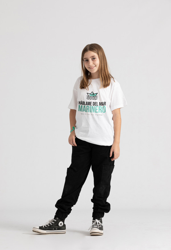 Camiseta Marinero braille infantil