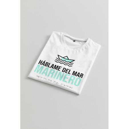 Camiseta Marinero braille infantil
