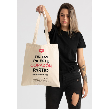 Bolso Braille Corazón partío
