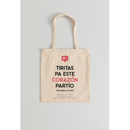 Bolso Braille Corazón partío