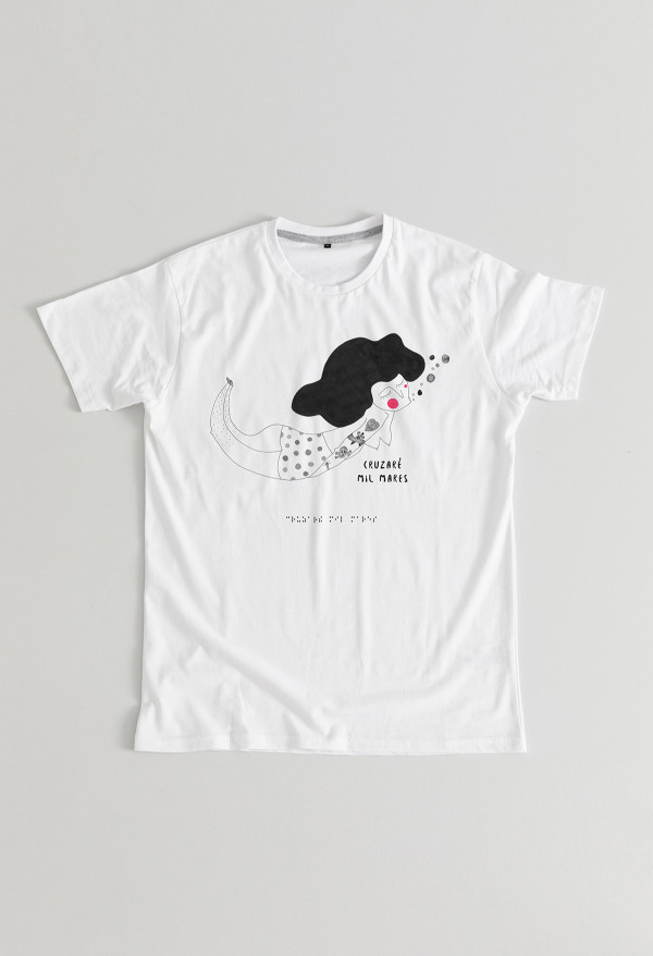 Camiseta Mil mares Braille Chica