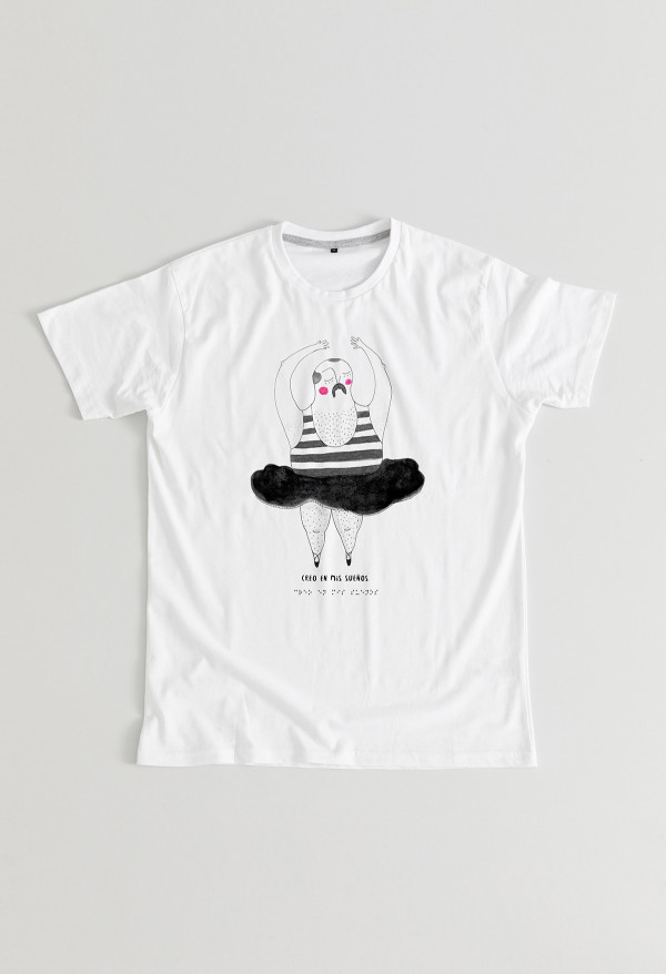 Camiseta Mis sueños Braille Chica