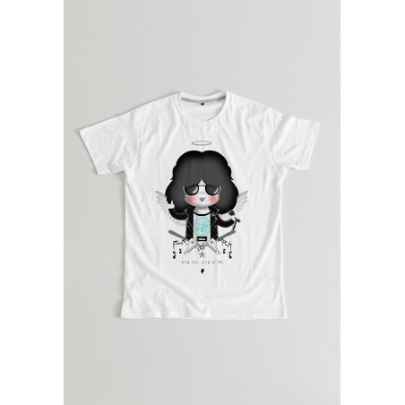 Camiseta Joey angel BN Braille Chica