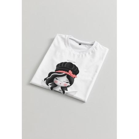 Camiseta Amy angel BN Braille Chica