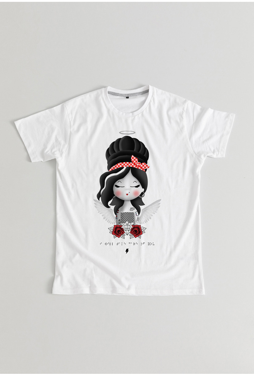 Camiseta Amy angel BN...
