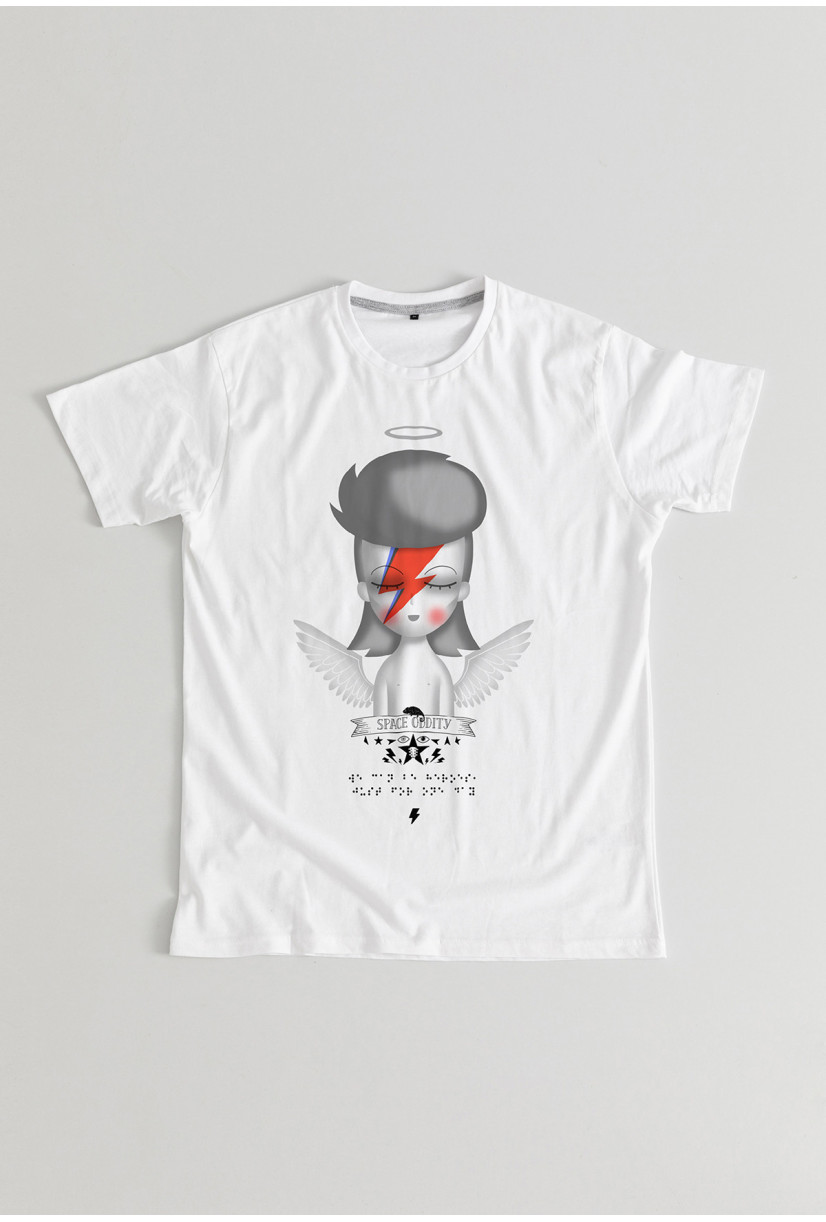 Camiseta Bowie angel BN...
