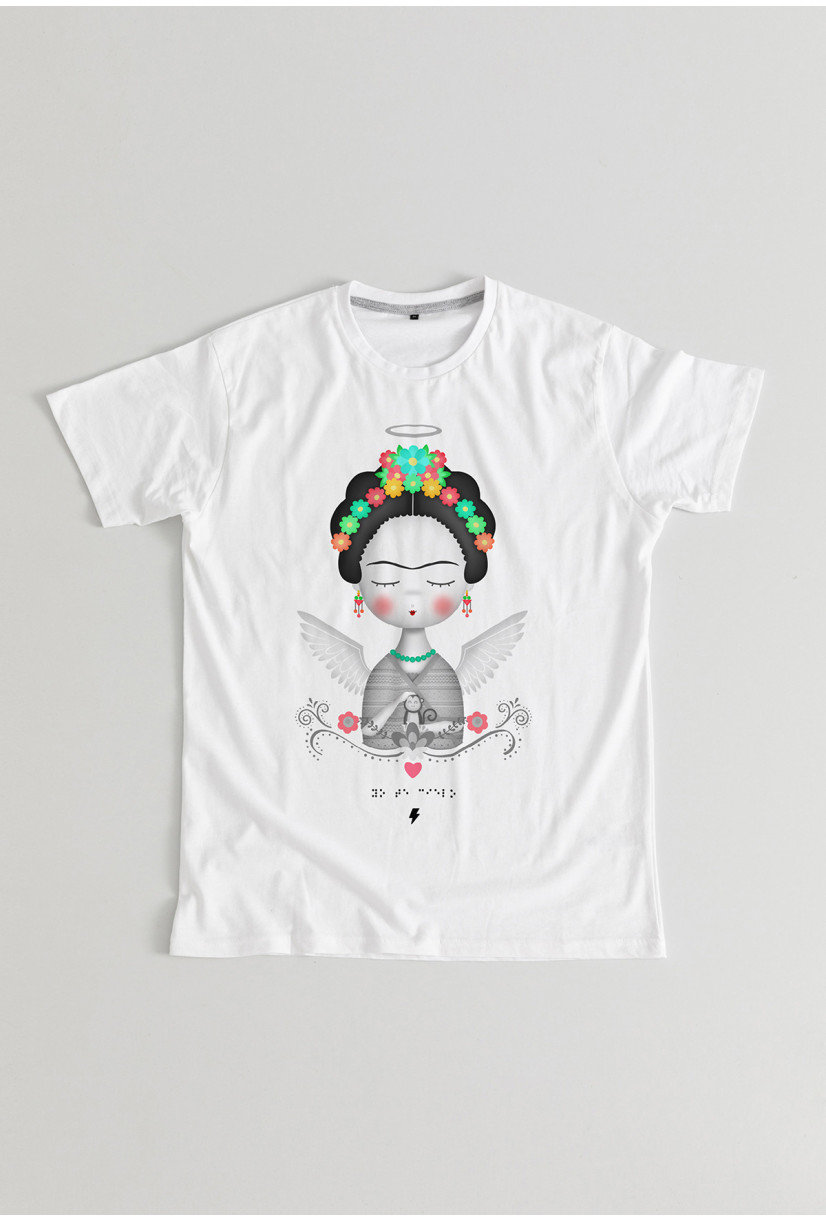 Camiseta Frida angel BN...