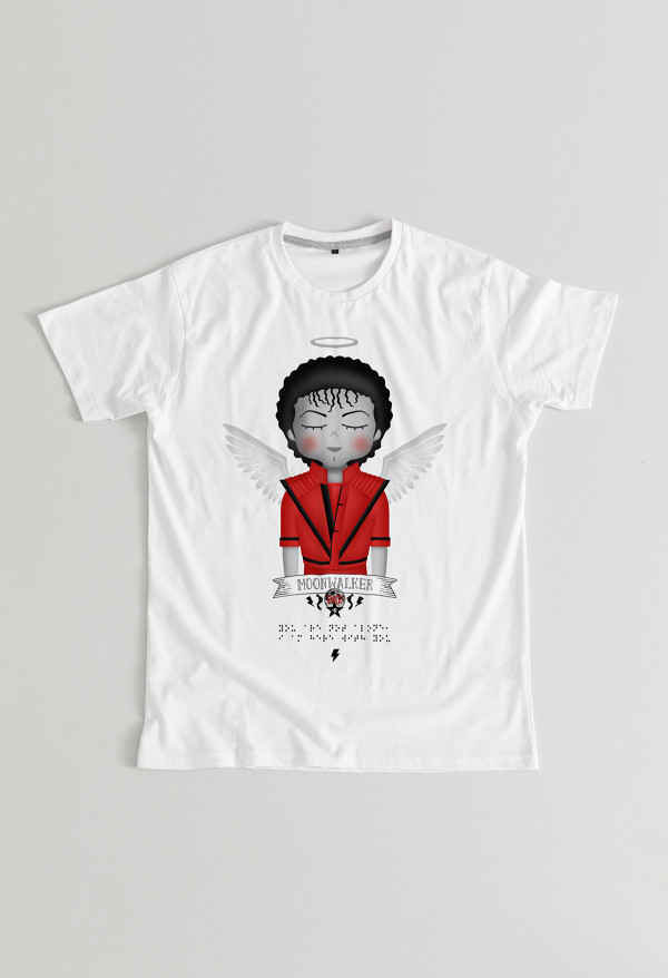Camiseta Michael angel BN Braille Unisex