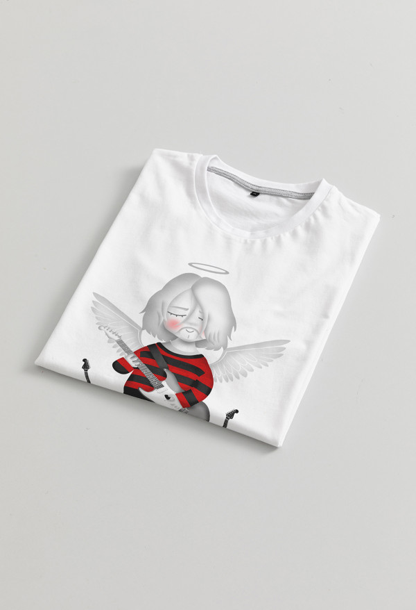 Camiseta Kurt Cobain BN Braille Unisex
