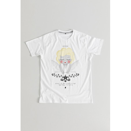 Camiseta Marilyn angel BN Braille Chica