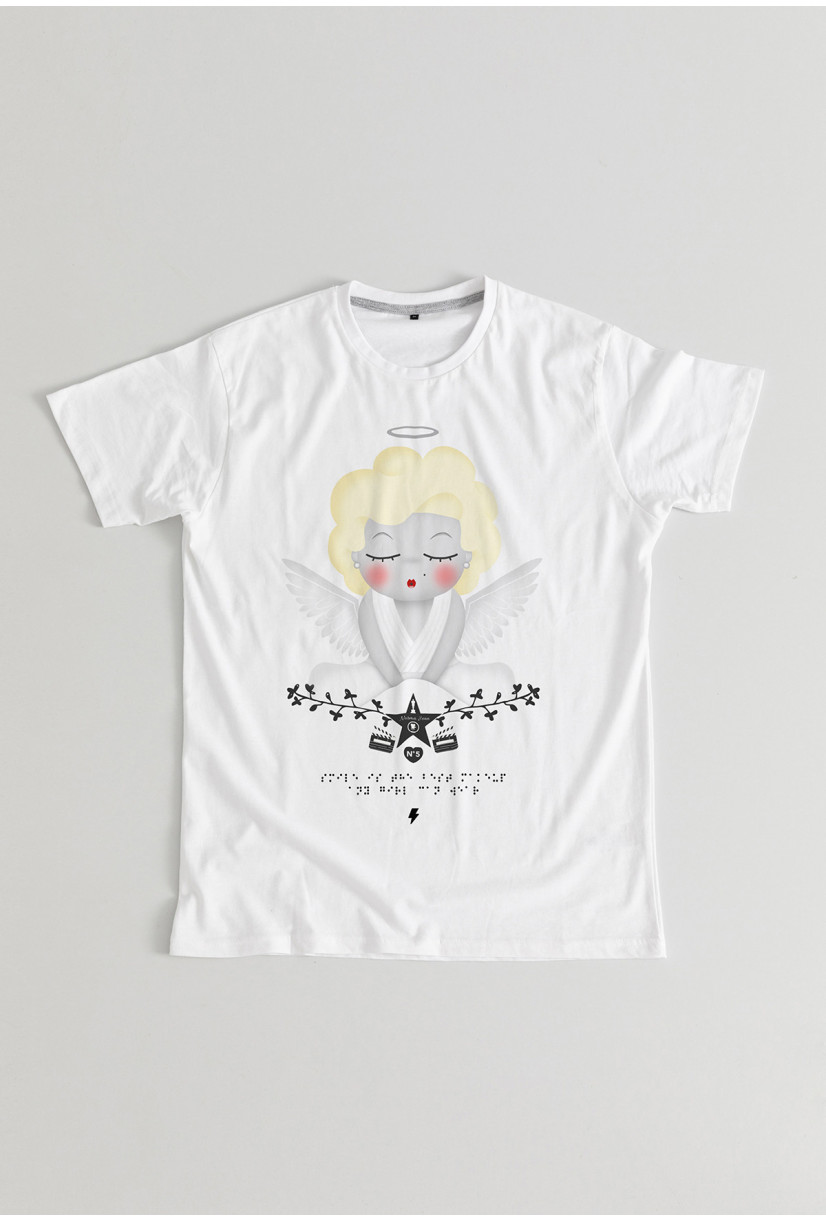 Camiseta Marilyn angel BN...