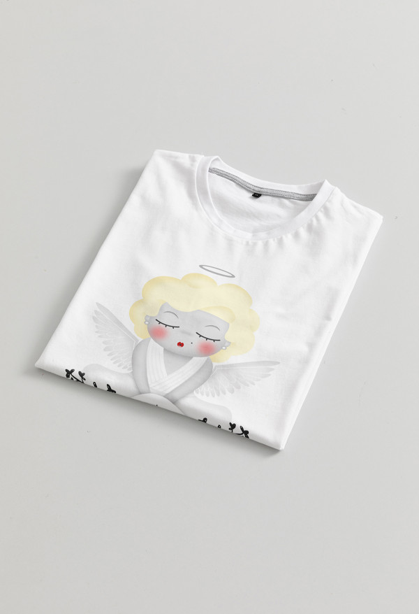 Camiseta Marilyn angel BN Braille Unisex