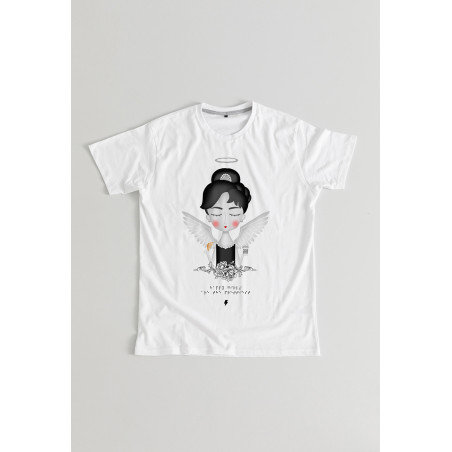 Camiseta Audrey angel BN Braille Chica