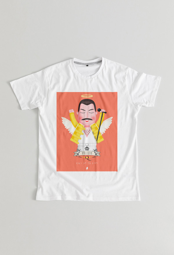 Camiseta Freddie angel Braille Chica