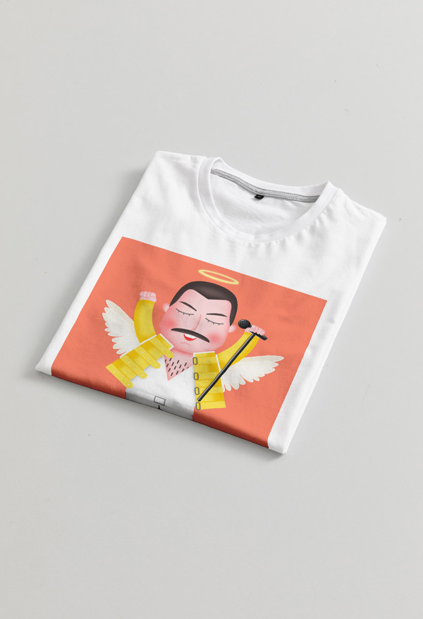 Camiseta Freddie angel Braille Chica