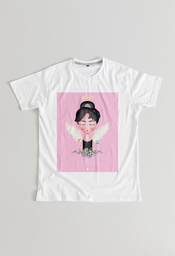 Camiseta Audrey angel Braille Chica