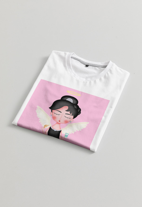 Camiseta Audrey angel Braille Chica