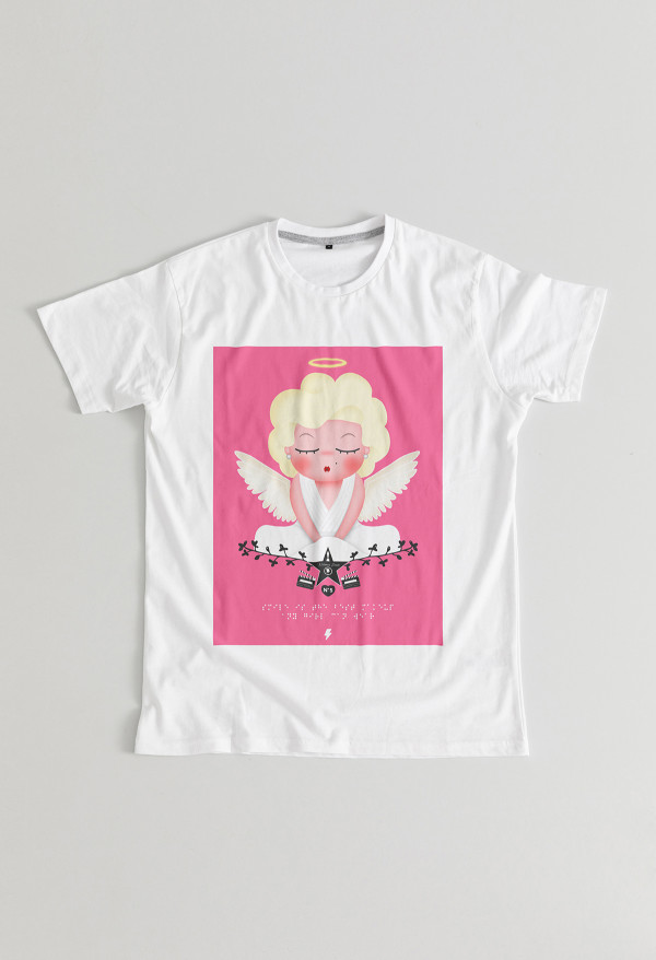 Camiseta Marilyn angel Braille Chica