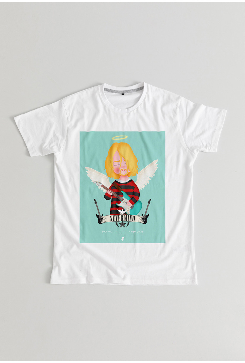 Kurt Cobain Braille Unisex