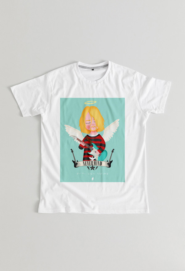 Kurt Cobain Braille Unisex