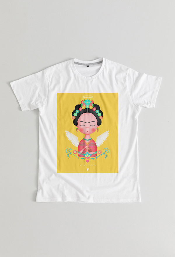 Camiseta Frida angel Braille Unisex