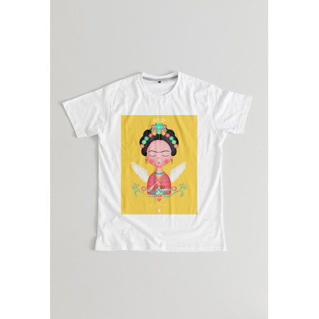 Camiseta Frida angel Braille infantil